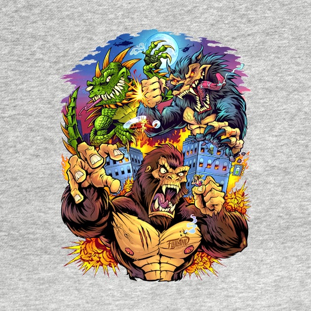 Rampage Arcade Tribute by FlylandDesigns